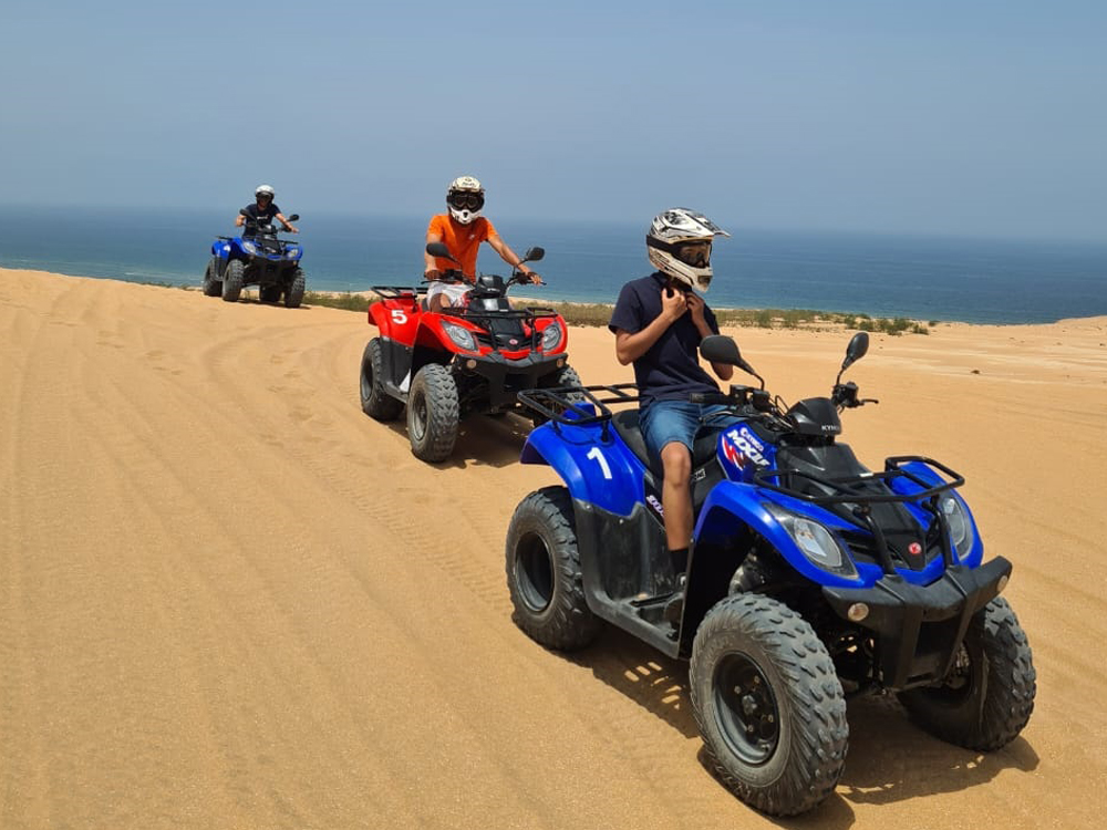 agadir experience demie journee circuit a la plage en quad quad vers plage | fantastic quad